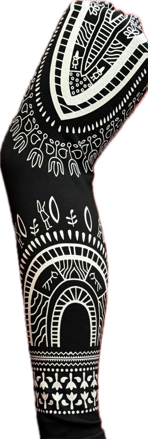 Dhashiki Leggings (White Only)