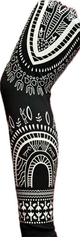 Dhashiki Leggings (White Only)