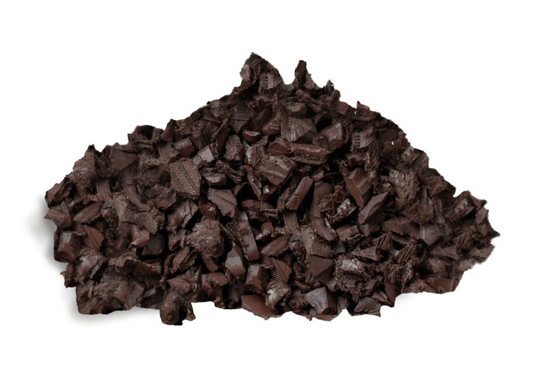 Rubber Mulch Nuggets - 100% Wire Free for Playground & Landscaping