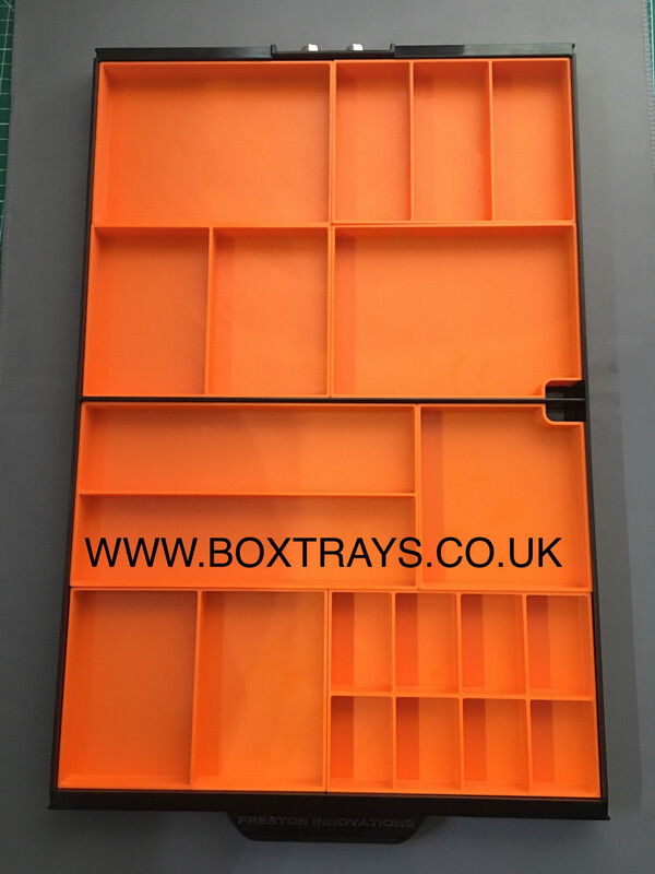 For Preston box  - SHALLOW  DRAWER SET layout 2 orange