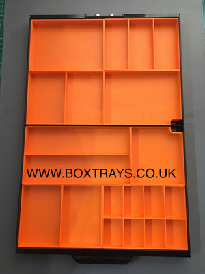 For Preston box - SHALLOW DRAWER SET layout 2 orange