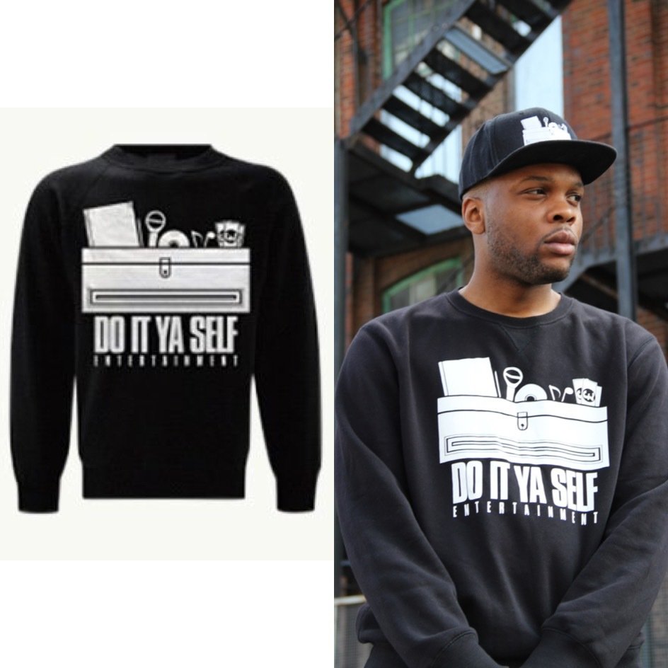 Do It Ya Self Entertainment : Sweatshirt Unisex (Classic black) 10