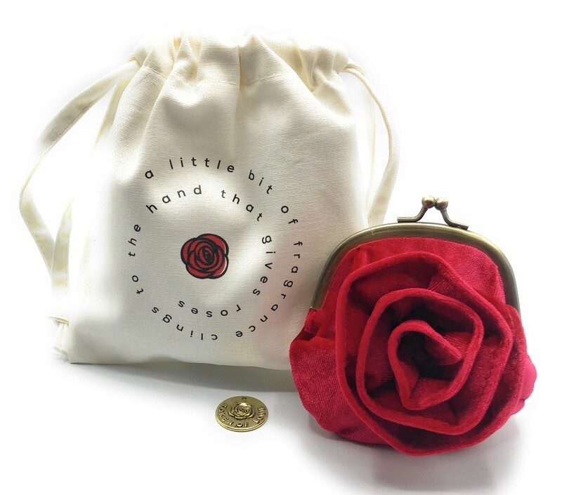 the little rose, raspberry red
