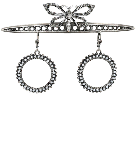 LOU LOU&#39;S  Silver With Petite Pearls