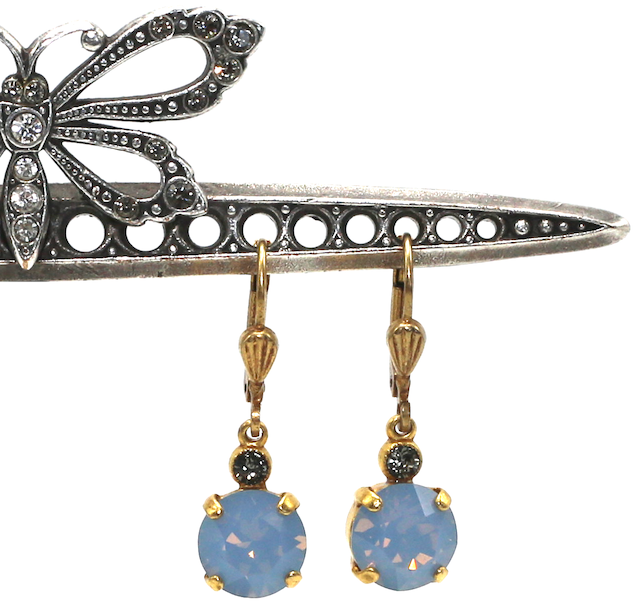 JELLY TOTS Gold With 
Air-Blue  Swarovski Crystal