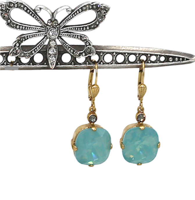 THE DUTCHESS Gold with Pacific Opal Swarovski Crystal