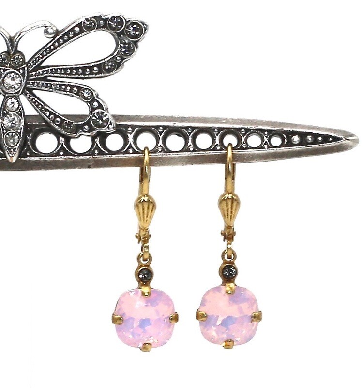 JELLY TOTS Gold With Rose-Water Swarovski Crystal