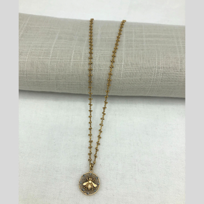 BEE NECKLACE Gold