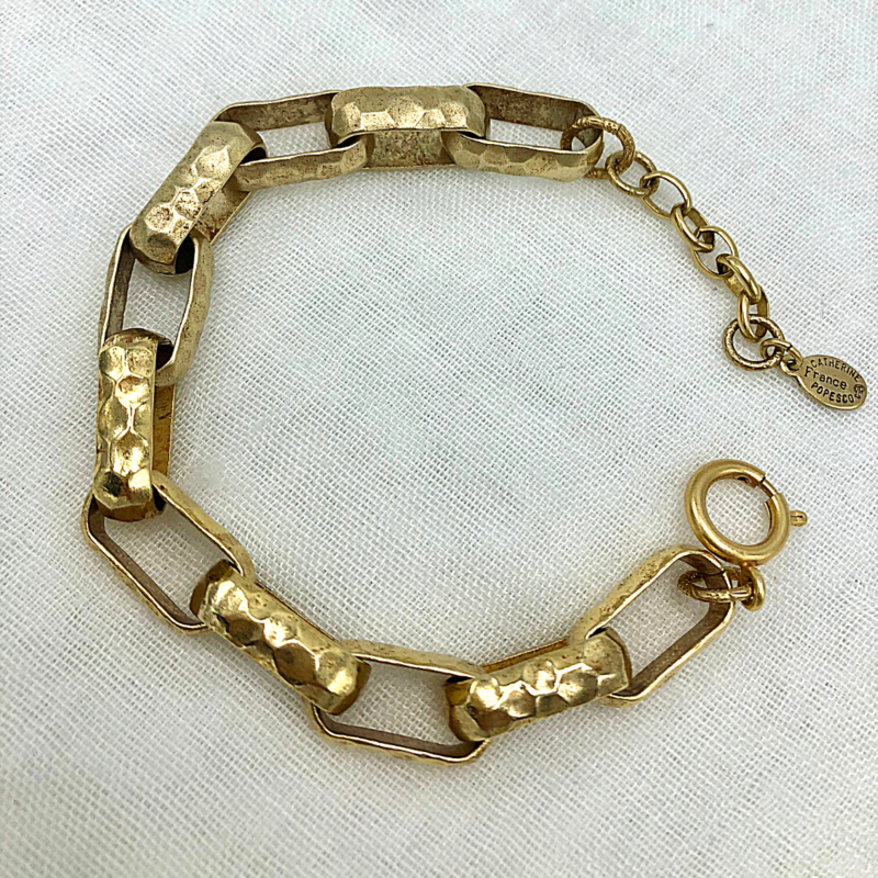 HAMMERED LINK BRACELET