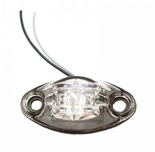 LED Exterior Light - 2 Diode 2 Wire Marker Light Clear/White
