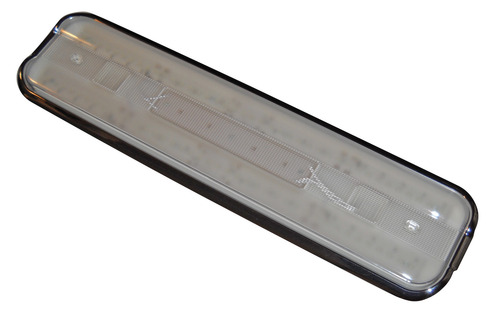 LED Fluorescent Replacement Fixture - 18 Inch Chrome Bezel