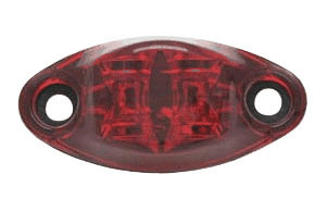 LED Exterior Light - 2 Diode 1 Wire Marker Light Red