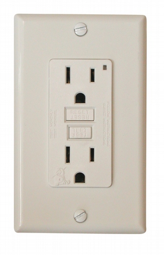 GFI Receptacle - White