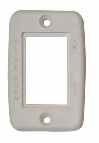 Exposed 5 Pin Side by Side Wall Plate - White with Print