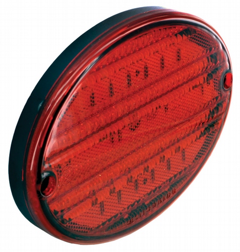 LED Exterior Light - 52 Diode 8 Inch Oval Light