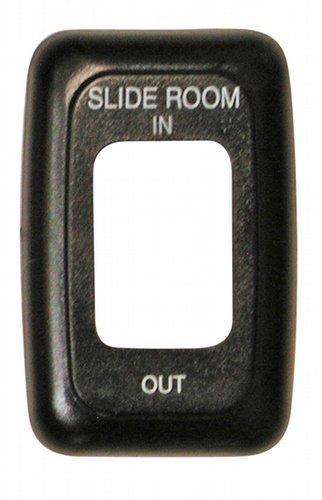 Single Base and Plate Contour Wall Plate Assembly - Black with Print