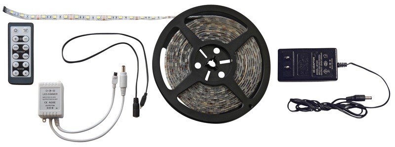 White 16 Foot LED Strip Light Kit