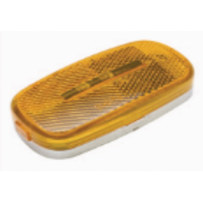 9 Diode Waterproof LED 4&quot; x 2&quot; Marker Light - Amber