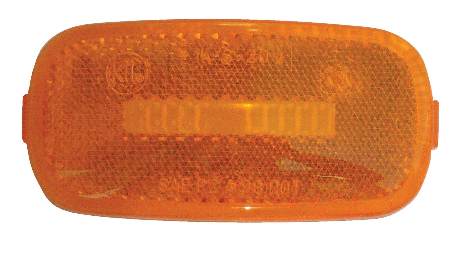 Amber Replacement Lens for Standard 4&quot; x 2&quot; Marker Lights