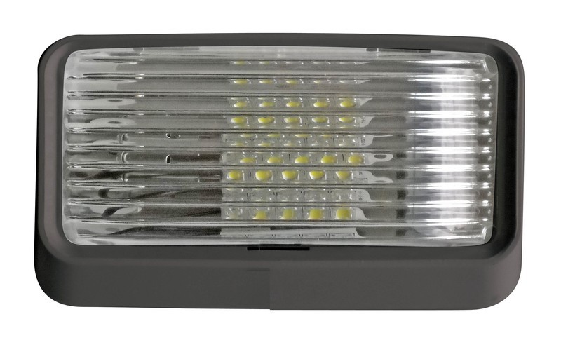 Black Surface Mount Standard Porch Light - No Switch
