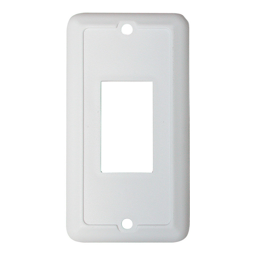 Face Plate for Slide-Out and Waterproof Switch - White 1/card