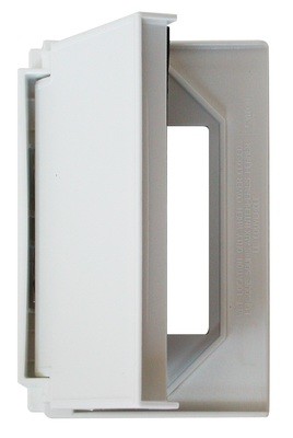 Decor Receptacle Cover - White