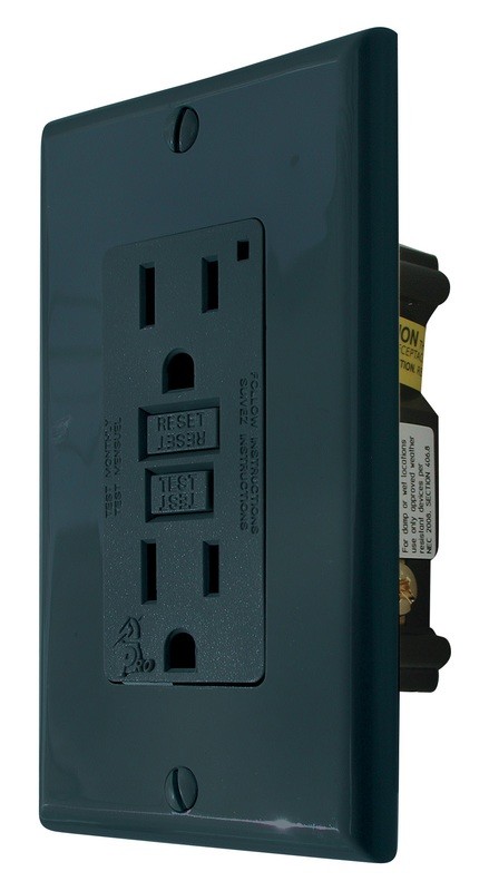 GFI Receptacle - Black
