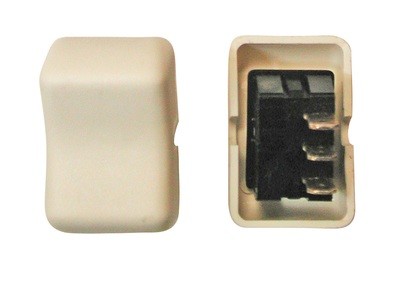 Contour Rocker SPDT - Ivory On/On