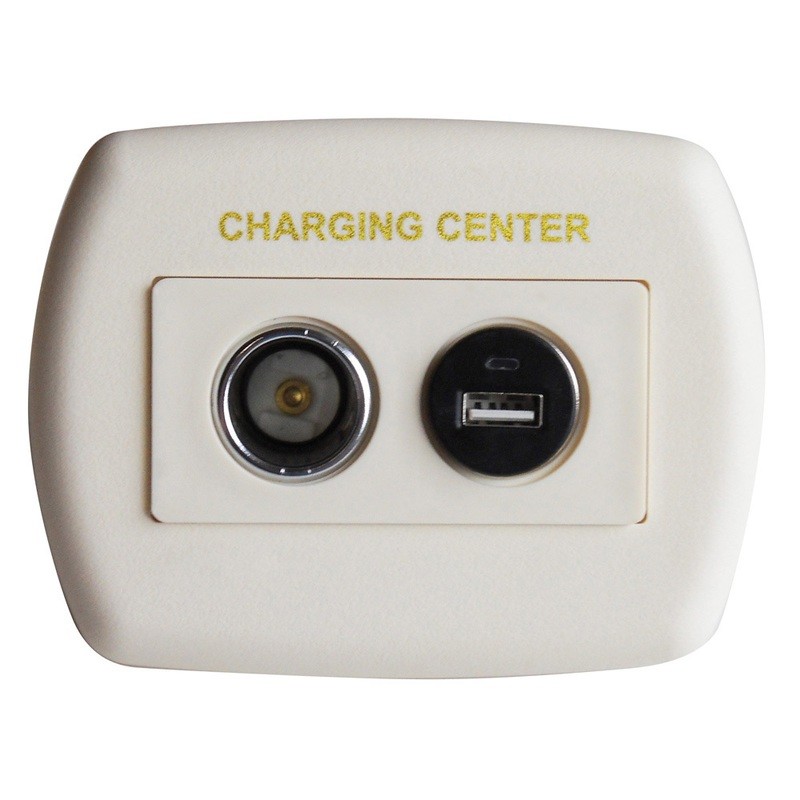 Eurostyle USB Charging Center - Ivory