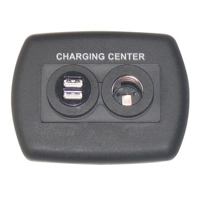 Eurostyle USB Charging Center - Black