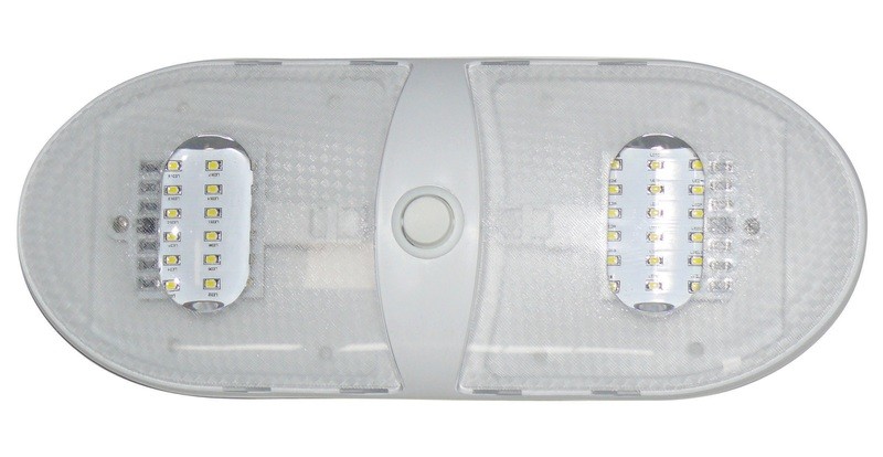 Slim Line Double LED Dome Light