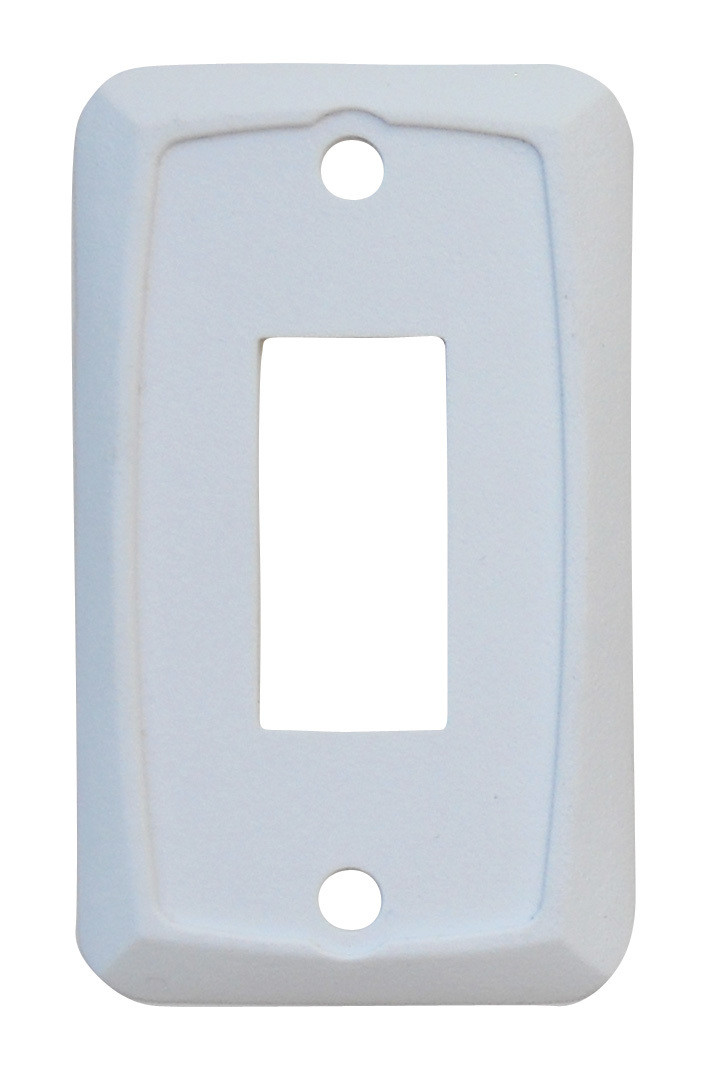 Single Face Plate - White 1/card