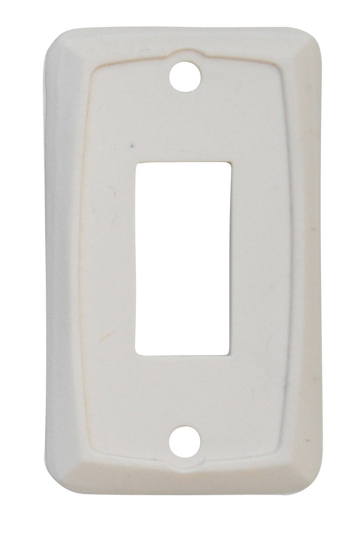 Single Face Plate - Ivory 1/card
