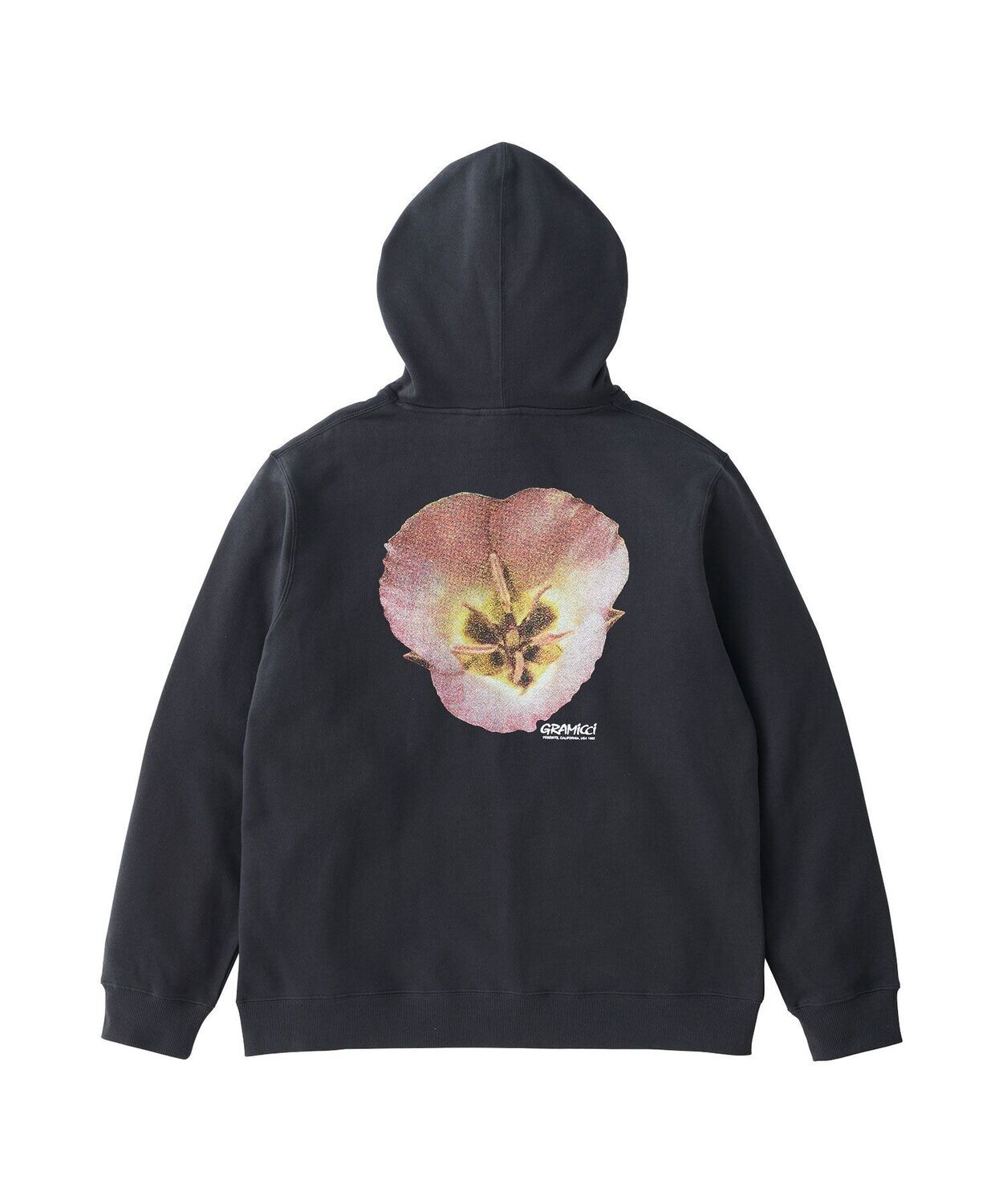 Gramicci Flower Hooded Sweatshirt Black