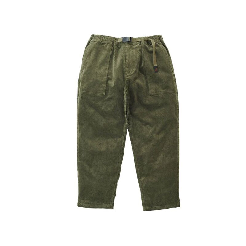 Gramicci Corduroy Loose Tapered Ridge Pant - Dark Green