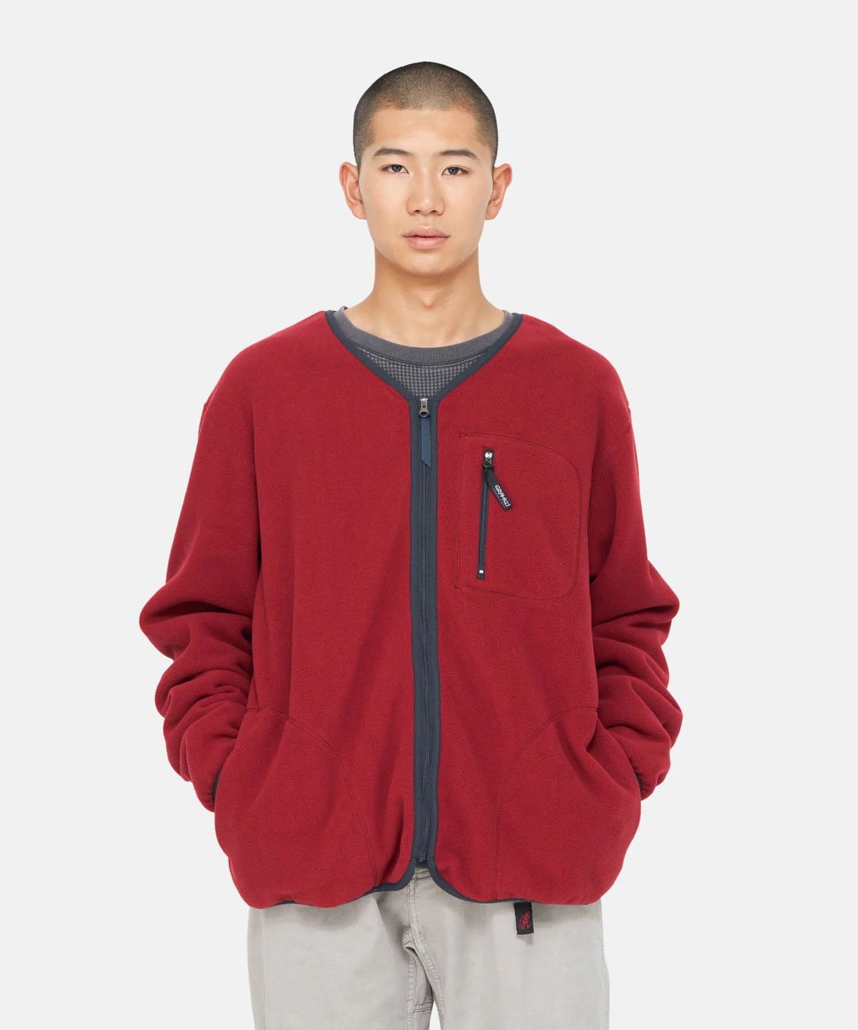 Fleece Cardigan Zip-up
