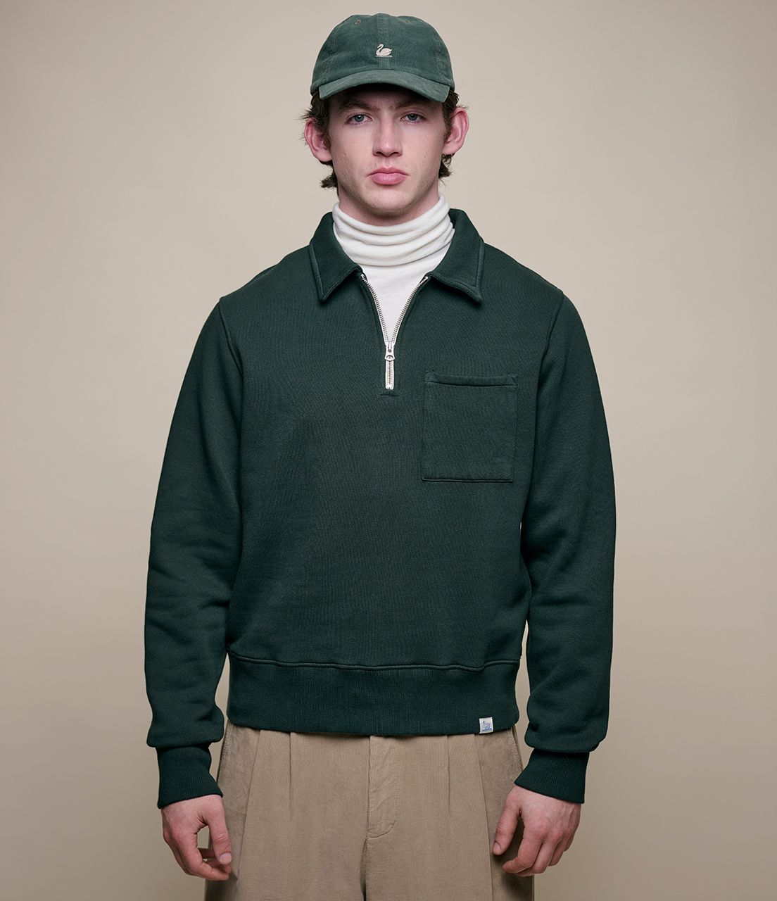 Merz  Zip Collar Sweatshirt