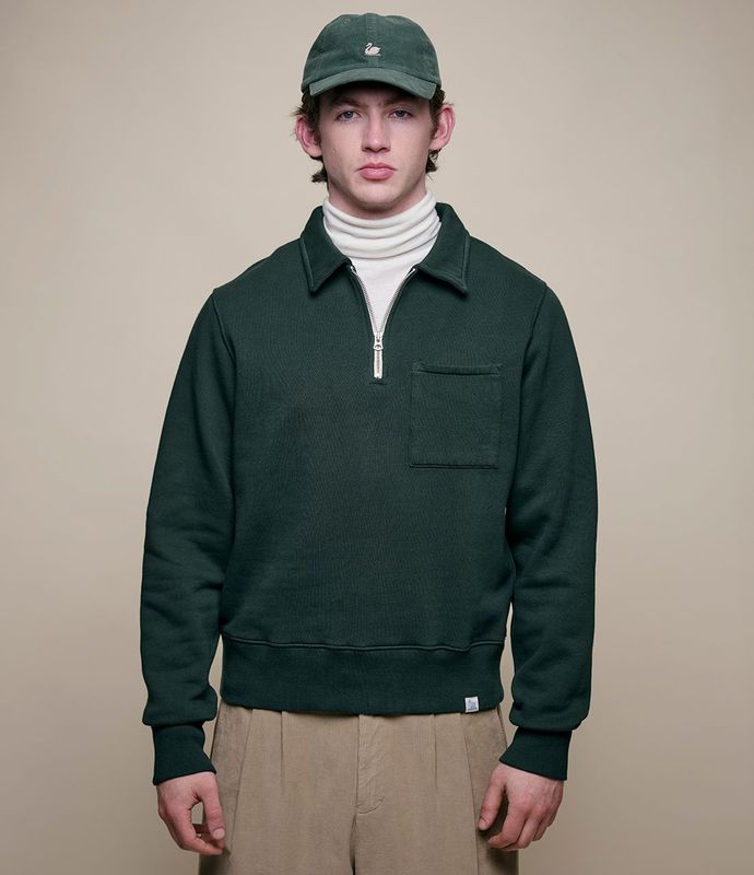 Merz  Zip Collar Sweatshirt
