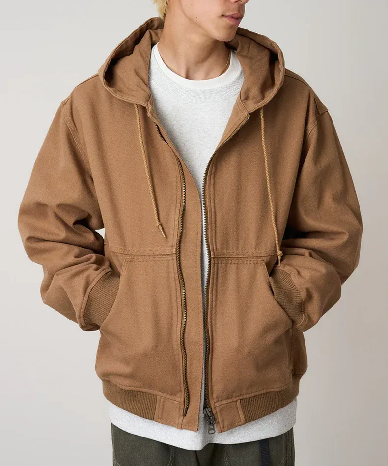 El Cap Canvas Hooded Jacket WALNUT