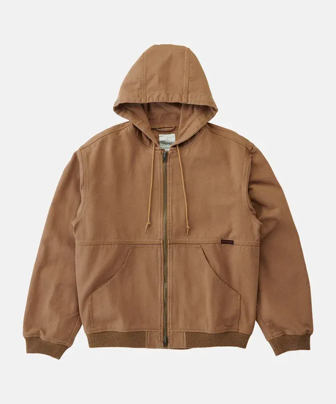 El Cap Canvas Hooded Jacket WALNUT