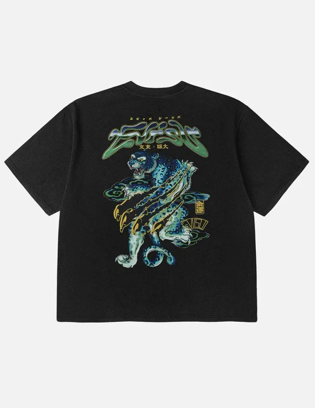 EVISU Neon Leopard Printed T-shirt EVISU Neon Leopard Printed T-shirt