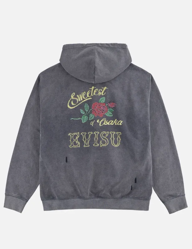 EVISU Osaka Rose Hoodie