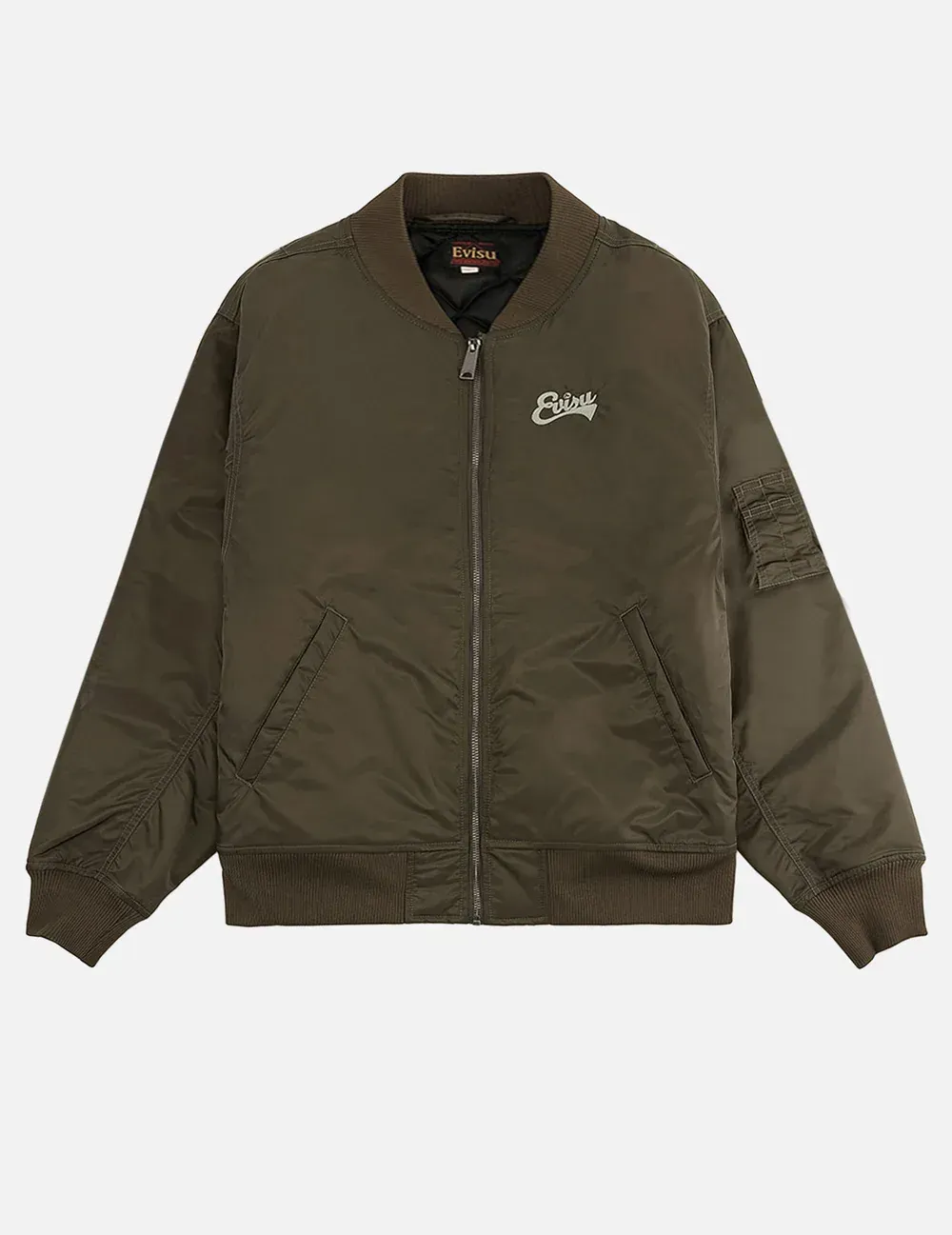 EVISU Padded Sun-Faded Daicock Bomber Jacket EVISU Padded Sun-Faded Daicock Bomber Jacket