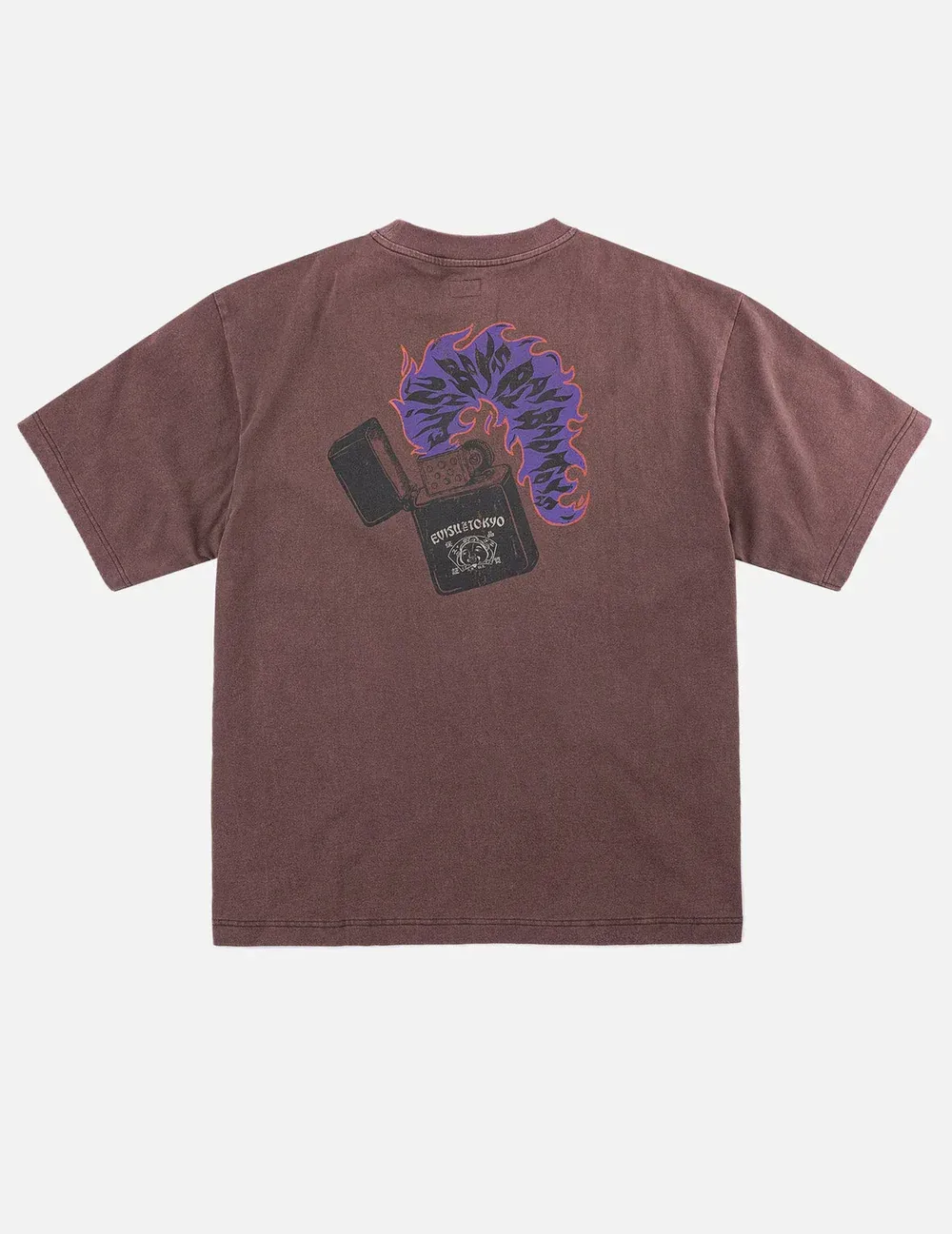 EVISU Daicock & Lighter Flame Print T-shirt EVISU Daicock & Lighter Flame Print T-shirt