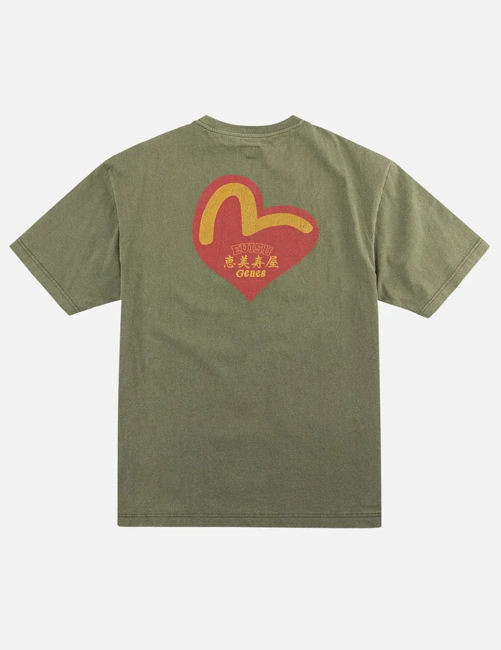 EVISU Seagull in Heart Print T-shirt EVISU Seagull in Heart Print T-shirt