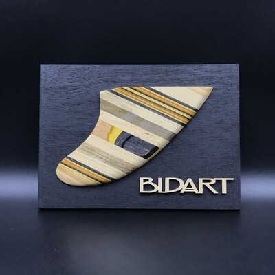 BARREL BIDART, Dérive surf marqueterie