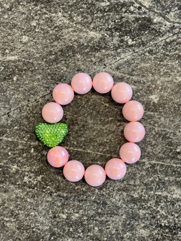 Candy Gloss Bracelet - Rosé / Grün
