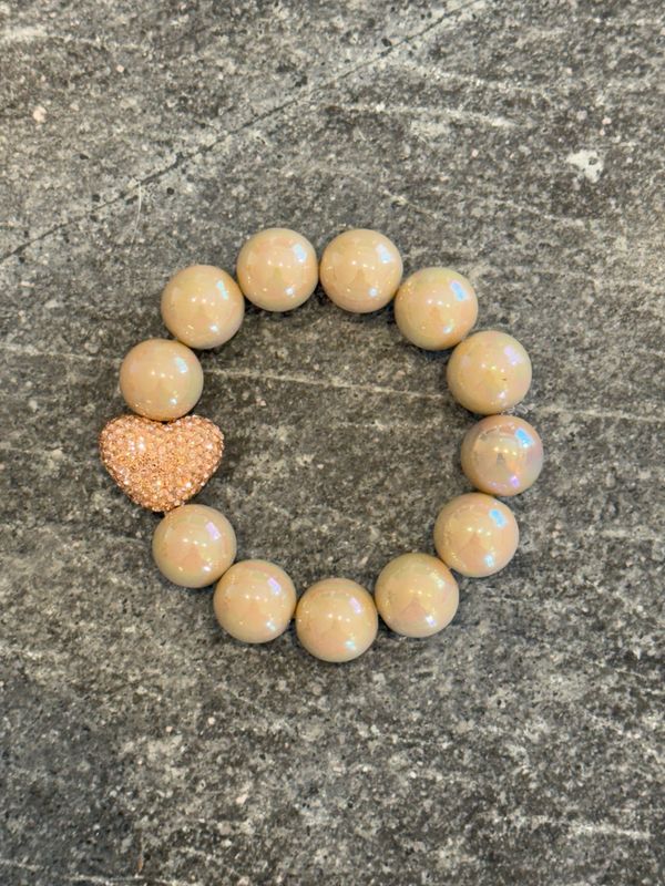 Candy Gloss Bracelet - Beige / Rosé