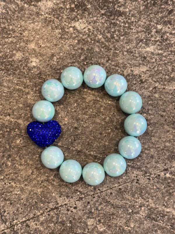 Candy Gloss Bracelet - Hell- & Dunkelblau