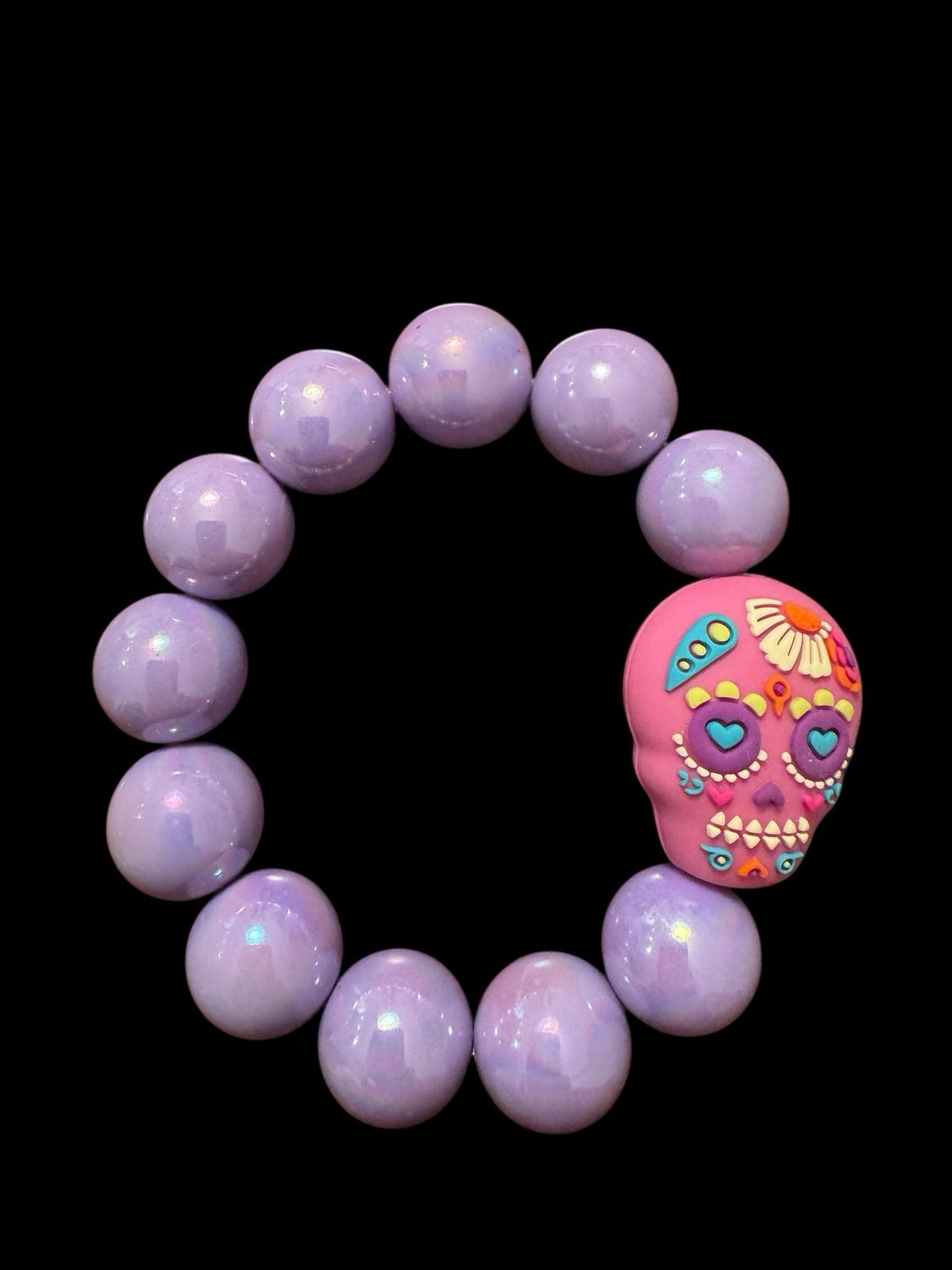 Armband - Dia de los Muertos - Violett Armband - Dia de los Muertos - Violett